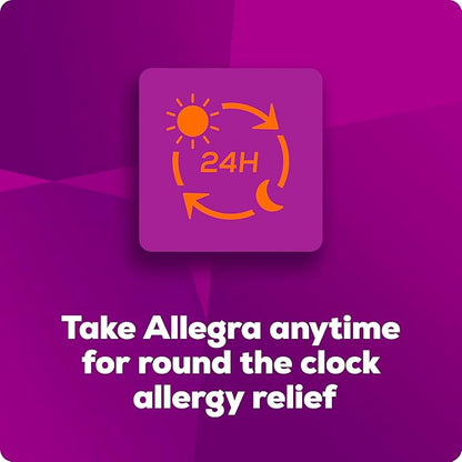 Allegra Adult 24-Hour Allergy Relief Tablets, Non-Drowsy