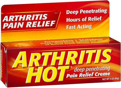 Arthritis Hot Pain Relief Creme-3 oz.
