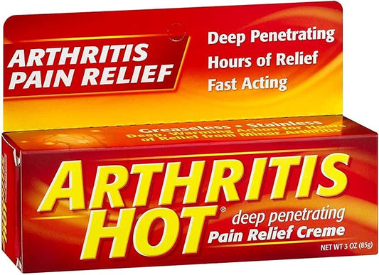 Arthritis Hot Pain Relief Creme-3 oz.