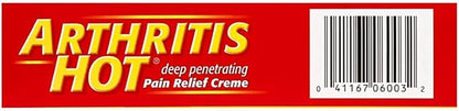 Arthritis Hot Pain Relief Creme-3 oz.