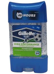 GILLETTE CLEAR GEL POWER RUSH