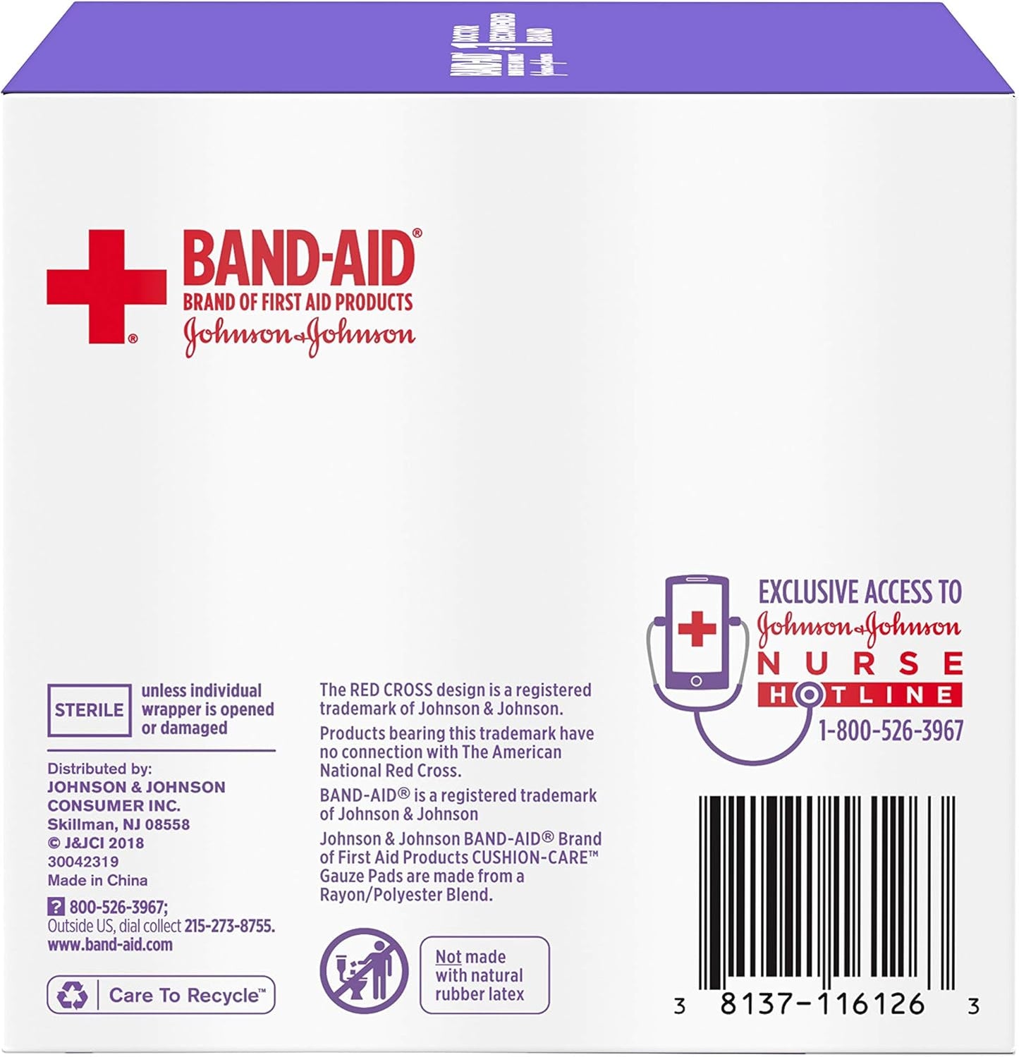 Band-Aid Brand Medium Gauze Pads, 3x3 Inch