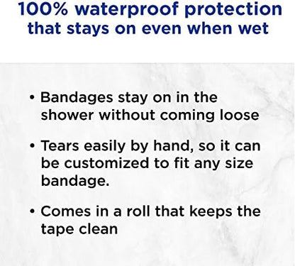 Band-Aid Brand of First Aid Products Waterproof Tape