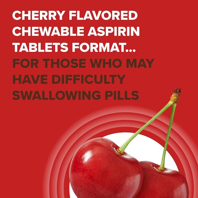 Bayer Aspirin Low Dose 81 mg Chewable Tablets