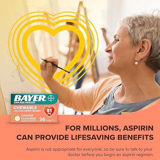 Aspirin Regimen Bayer, 81mg Chewable Tablets