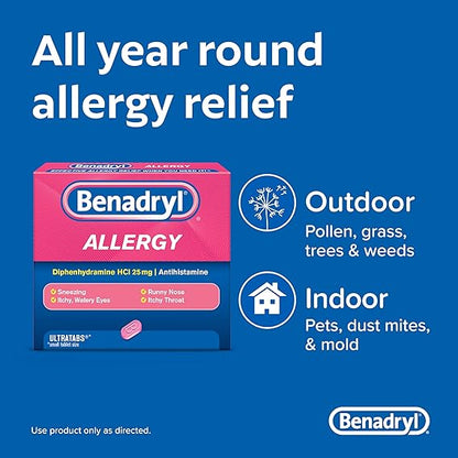 Benadryl Allergy ULTRATAB 60X2 DISPENSIT