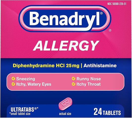 Benadryl Ultra tabs Allergy Relief Medicine