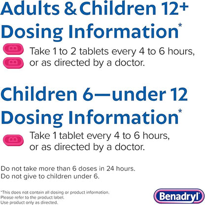 Benadryl Ultra tabs Allergy Relief Medicine