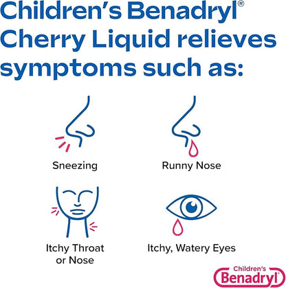 Benadryl Children's Allergy Relief Liquid Medicine