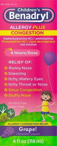 Benadryl Children's Allergy Relief Liquid Medicine