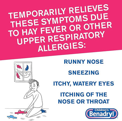 Benadryl Children's Allergy Relief Liquid Medicine