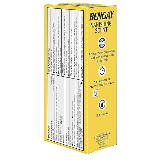 Bengay Menthol 2.5% Topical Analgesic Gel