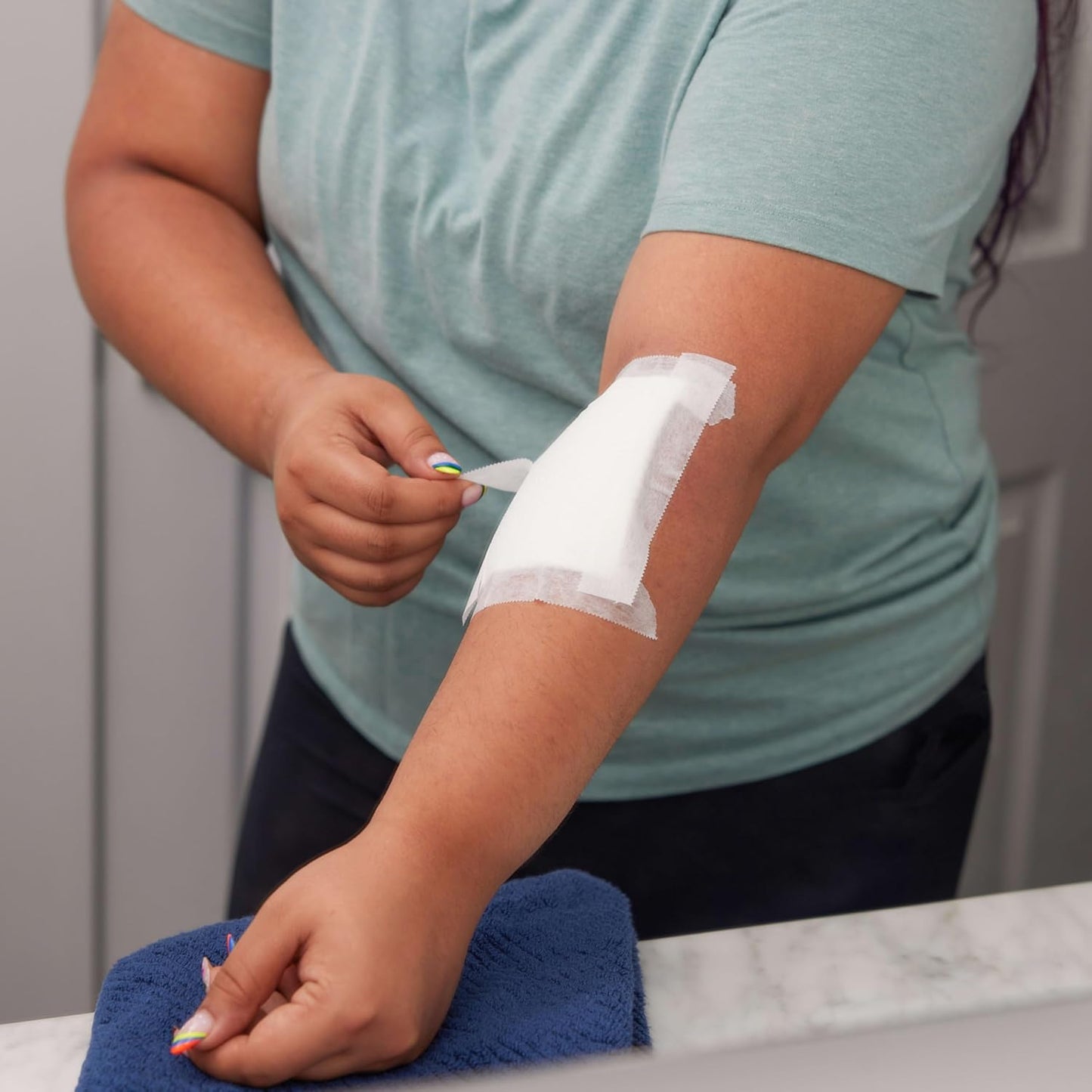 Band-Aid Brand Absorbent Cushion Care Sterile Square Gauze Pads