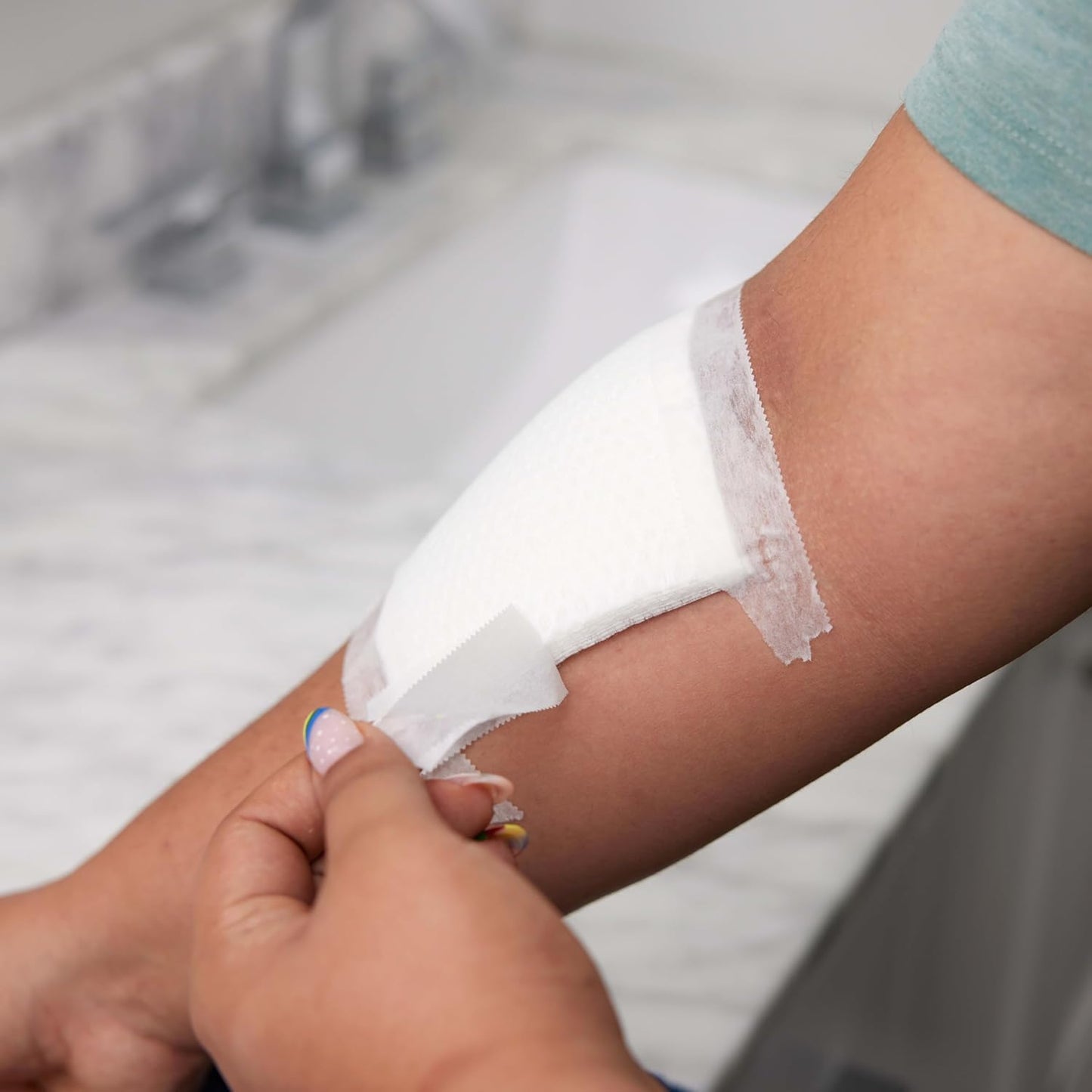 Band-Aid Brand Absorbent Cushion Care Sterile Square Gauze Pads