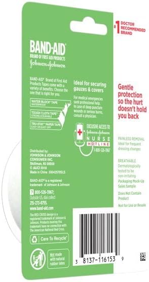 Band-AID First Aid Paper Tape