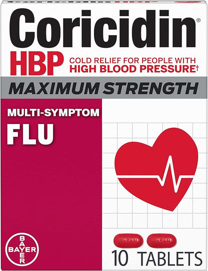 Coricidin Hbp Maximum Strength Flu