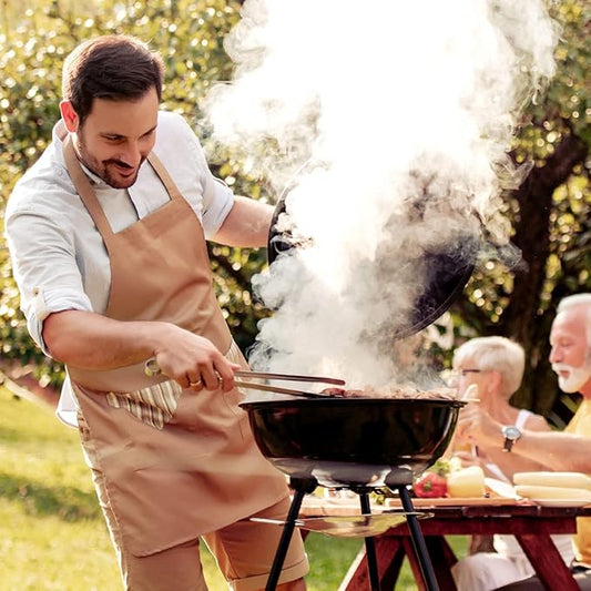 BBQ ROUND KETTLE ON WHEELS