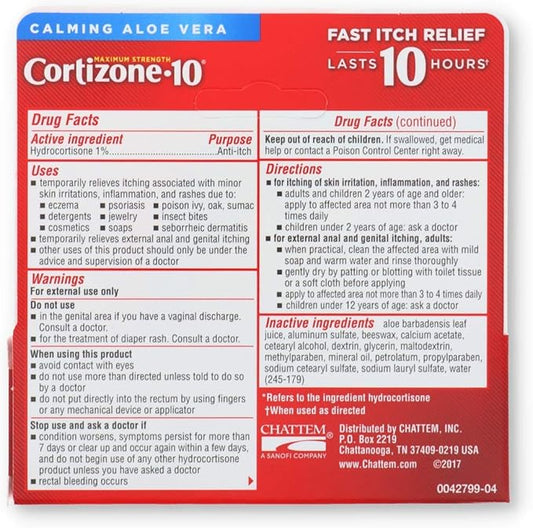 Cortizone 10 Cream .5 Oz