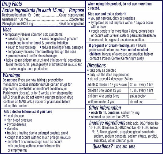 Vicks DayQuil Kids Cold and Cough + Mucus Relie