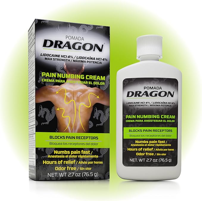 Dragon Numbing Cream Lidocaine 4% Maximum Strength Numbing Cream