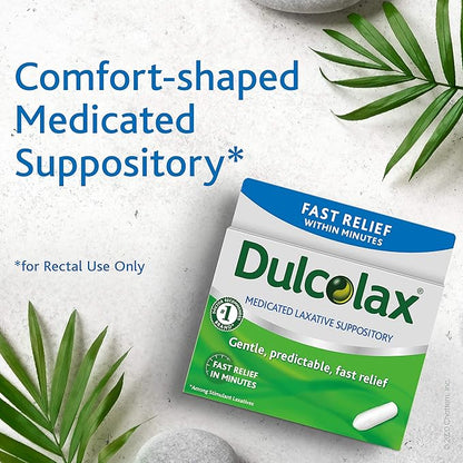 Dulcolax Stimulant Laxative Medicated Suppositories