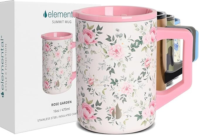 Elemental Insulated Coffee Mug - Triple-Wall Stainless Steel