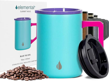Elemental Insulated Coffee Mug - Triple-Wall Stainless Steel