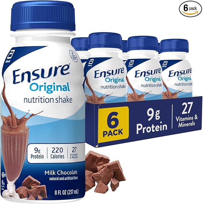 Ensure Original Milk Chocolate Nutrition Shake 4/6PK