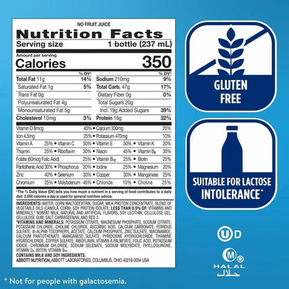 Ensure plus Nutrition Strawberry Shake with 16 Grams of Protein