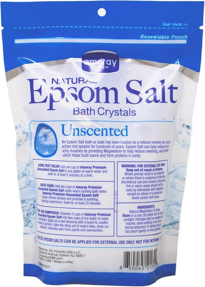 Epsom Salt Bag Natural Bath Crystals