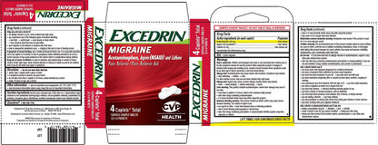 Excedrin Migraine Pain Reliever Caplets