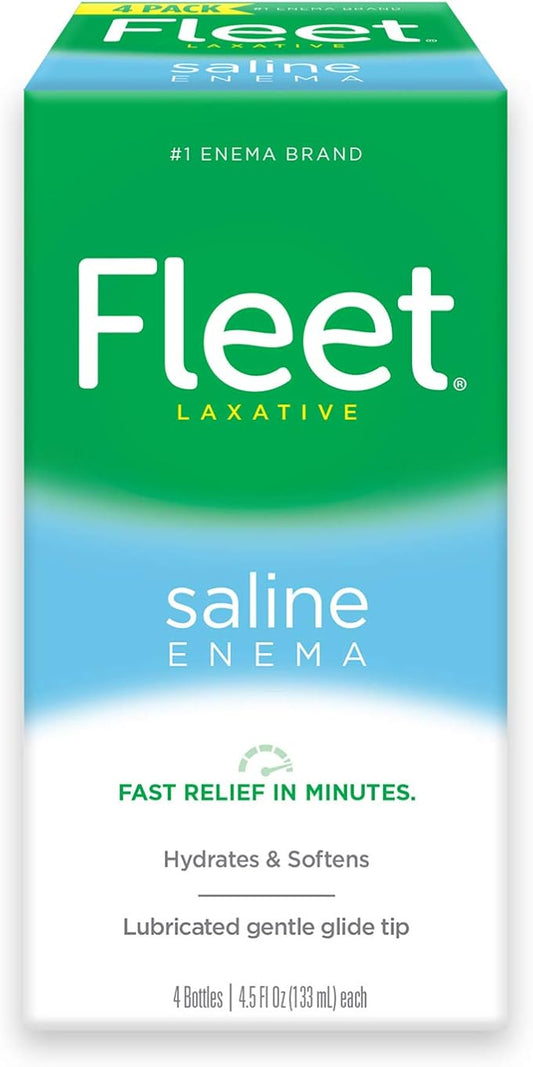 Fleet Laxative Saline Enema for Adult Constipation
