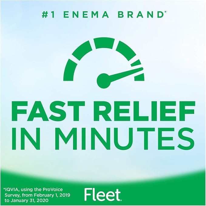 Fleet Laxative Saline Enema for Adult Constipation