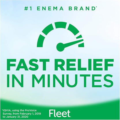 Fleet Laxative Saline Enema for Adult Constipation