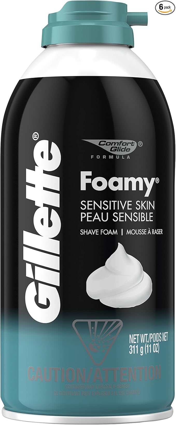 GILLETTE FOAMY SENSITIVE