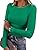 ANRABESS Women Long Sleeve Shirts Rib Knit Slim Fit Tops Basic Tee 2025