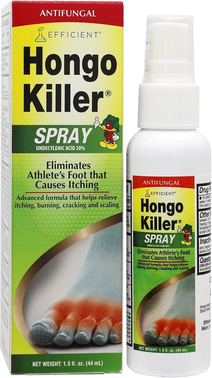 Hongo Killer Antifungal Spray, Athlete's Foot Treatment