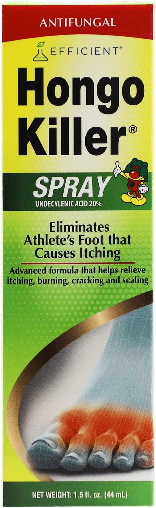 Hongo Killer Antifungal Spray, Athlete's Foot Treatment