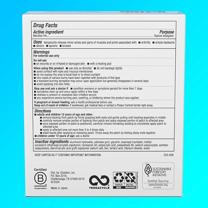 Icy Hot Original Pain Relief Patch Variety Pack