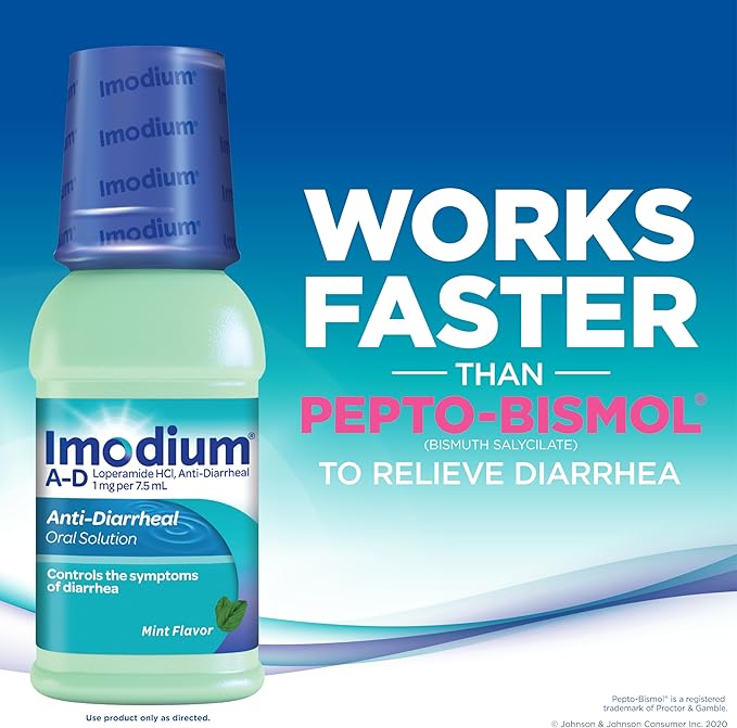 Imodium A-D Liquid Anti-Diarrheal Medicine