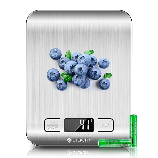 Etekcity Food Kitchen Scale, Digital Grams and Ounces for Weight Loss