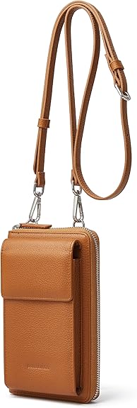 DORIS&JACKY Small Leather Crossbody Bags for Women