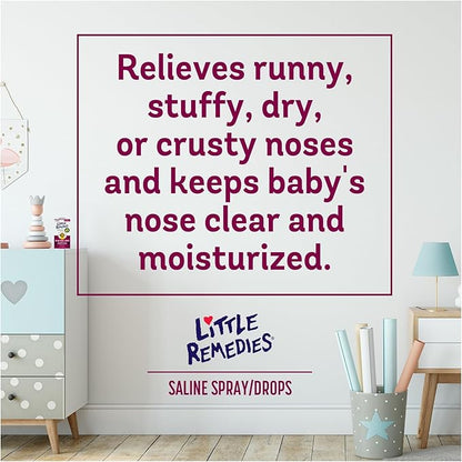 Little Remedies Noses Saline Spray Drops, 1 Fl Oz