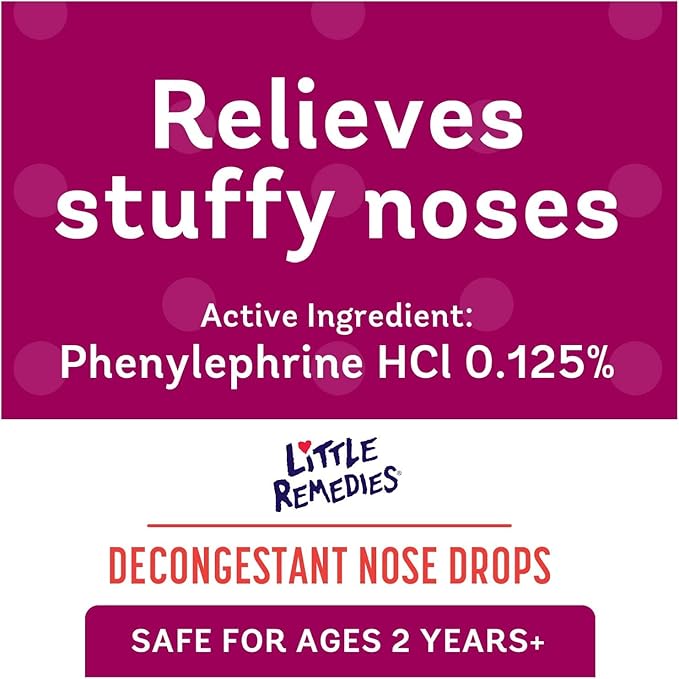 Little Remedies Noses Decongestant Nose Drops for Infants and Children