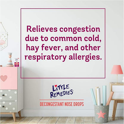 Little Remedies Noses Decongestant Nose Drops for Infants and Children
