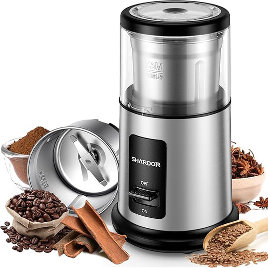 SHARDOR One Touch Coffee Grinder Electric, Spice