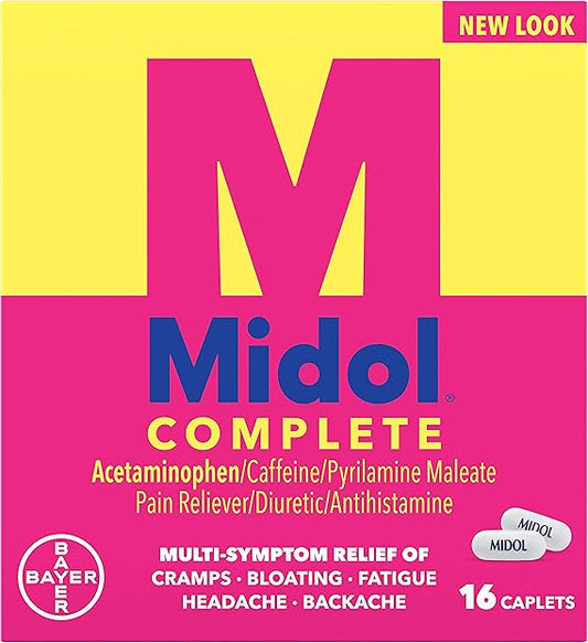 Midol Complete, Menstrual Period Symptoms Relief