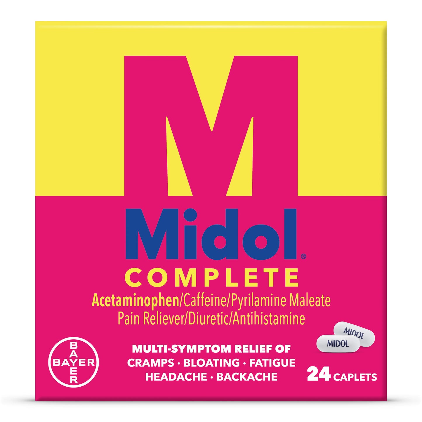 Midol Complete Menstrual Pain Relief Caplets