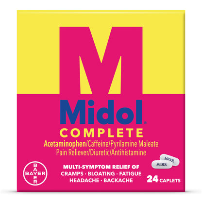 Midol Complete Menstrual Pain Relief Caplets