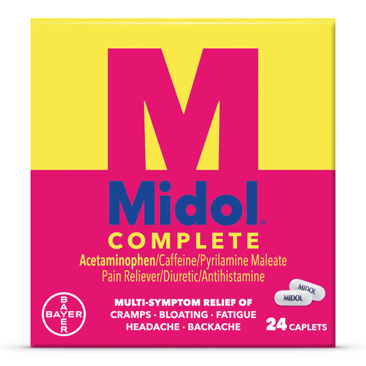 Midol Complete Menstrual Pain Relief Caplets